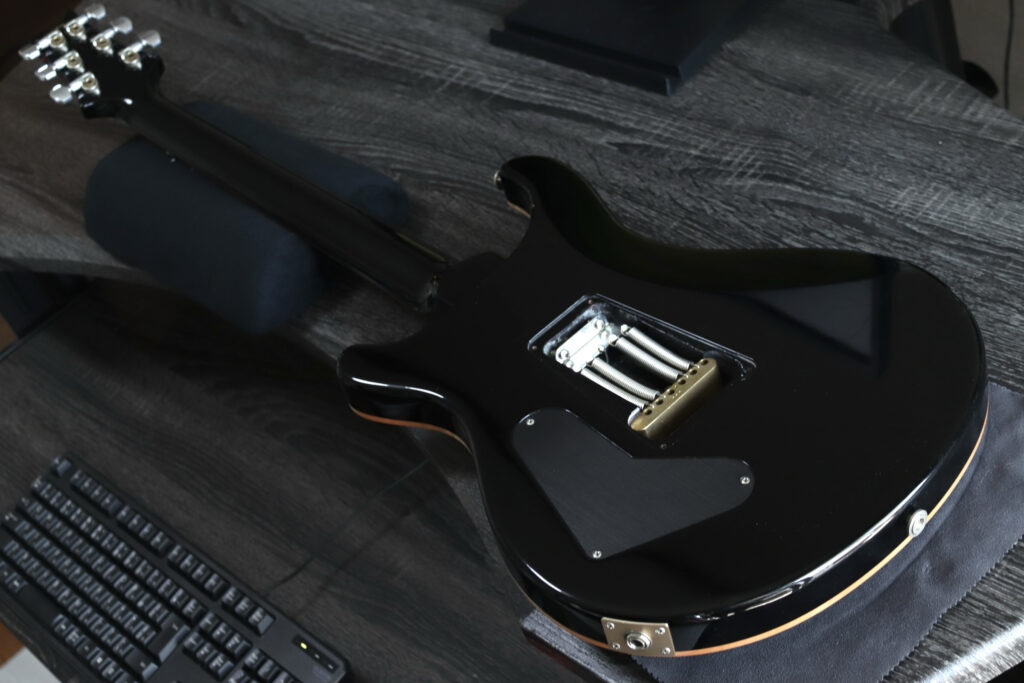 paul reed smith custom 24　PRS　再塗装　リフィニッシュ　背面　加工前