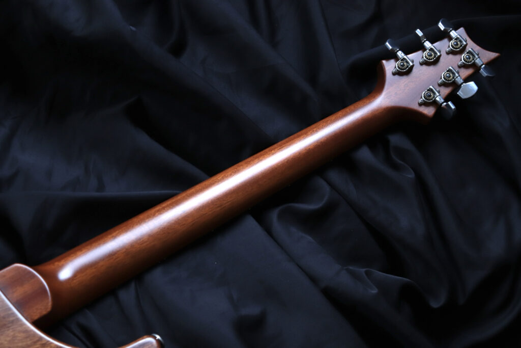 paul reed smith custom 24　PRS　再塗装　リフィニッシュ　バック　ヘッド　ネック　背面　艶消し　マット仕上げ