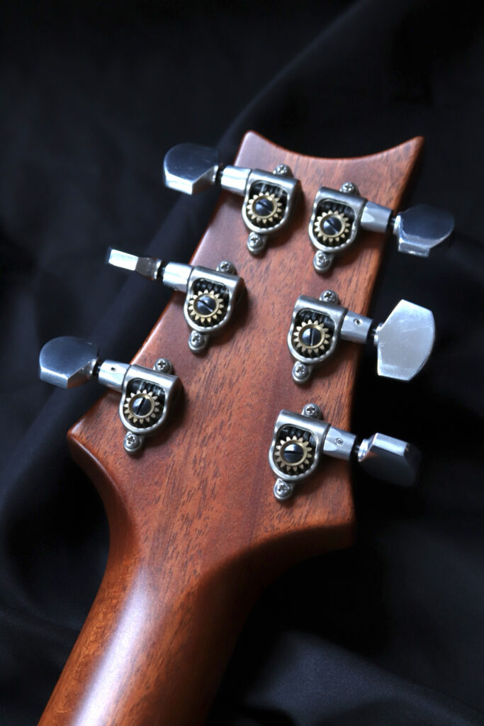 paul reed smith custom 24　PRS　再塗装　リフィニッシュ　バック　ヘッド　背面　艶消し　マット仕上げ