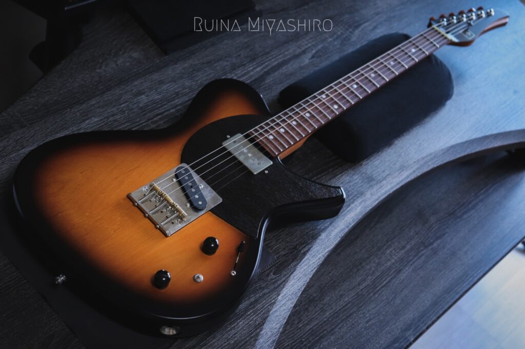 Suzuka guitar ポジションマークインレイカスタム