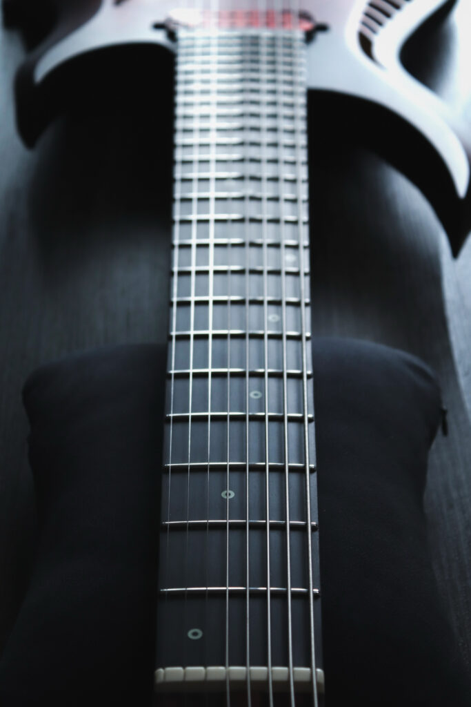 OD Guitars Asteria 8string リフレット フレット打ち替え フレット交換 ステンレス