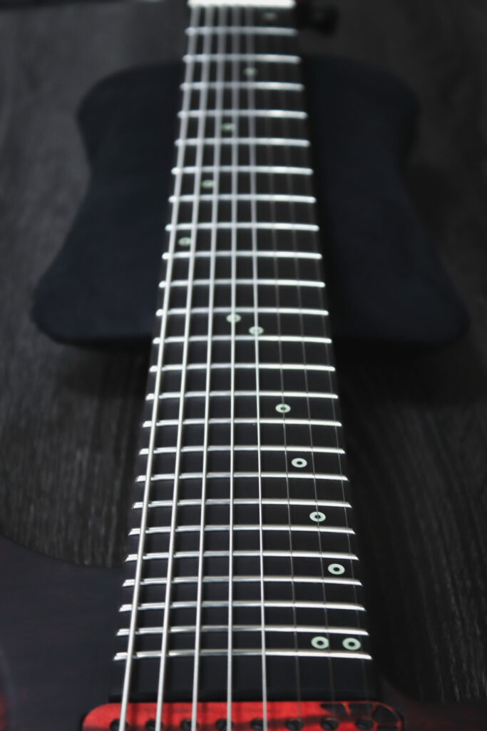 OD Guitars Asteria 8string リフレット フレット打ち替え フレット交換 ステンレス