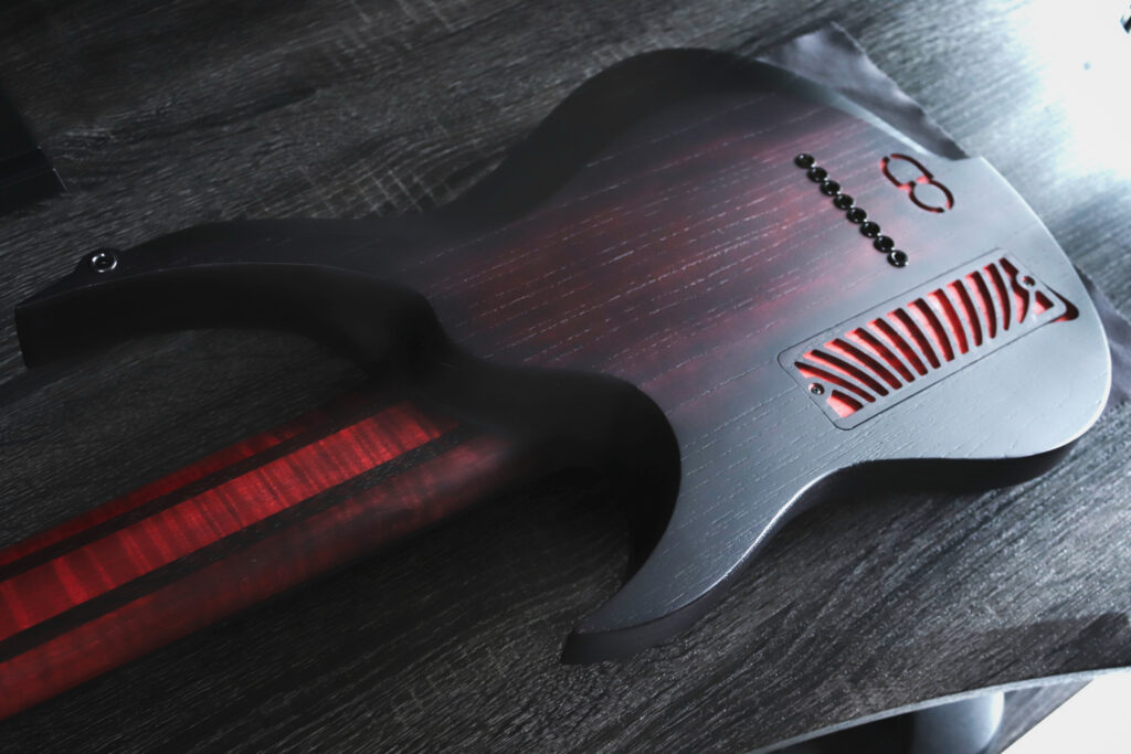 OD Guitars Asteria 8string 背面 バック