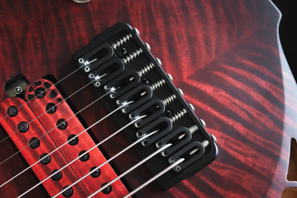 OD Guitars Asteria 8string ブリッジ オクターブ調整