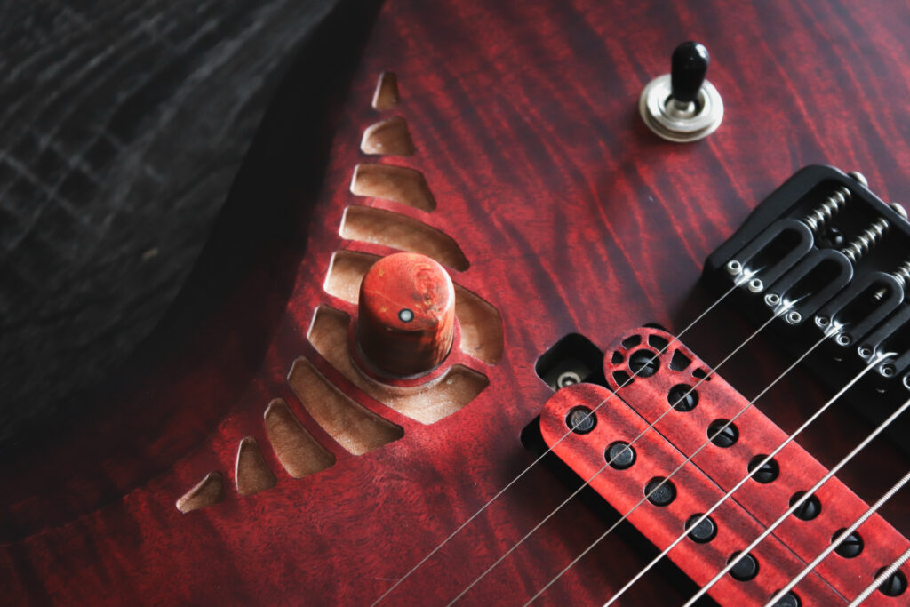 OD Guitars Asteria 8string コントロールノブ