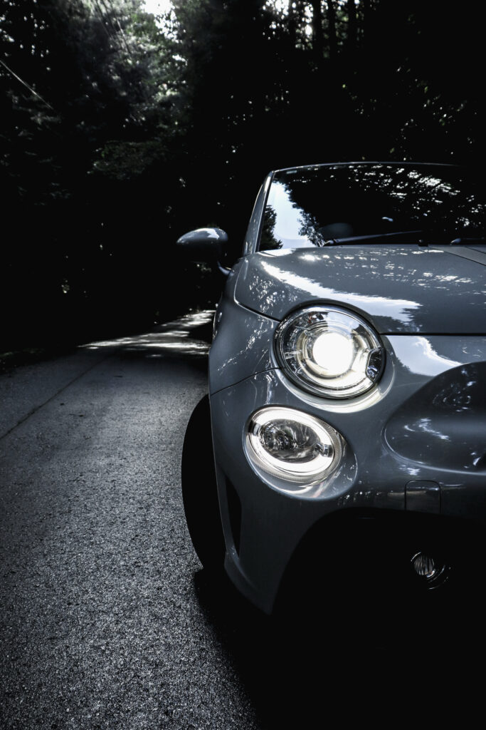 アバルト595 abarth595 ベースグレード　グリジオカンポボーロ