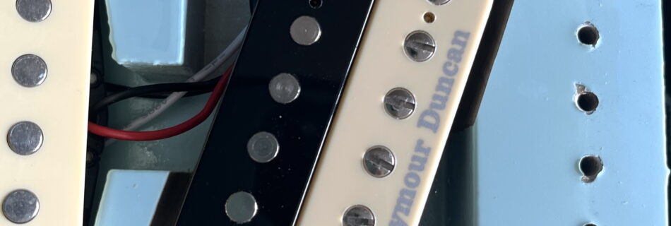 エレキギター　ピックアップザグリ拡張　スラントピックアップ