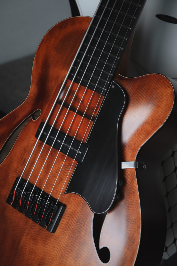 Marusya Guitars Archtop Bass 6 Spruce/Maple Brown