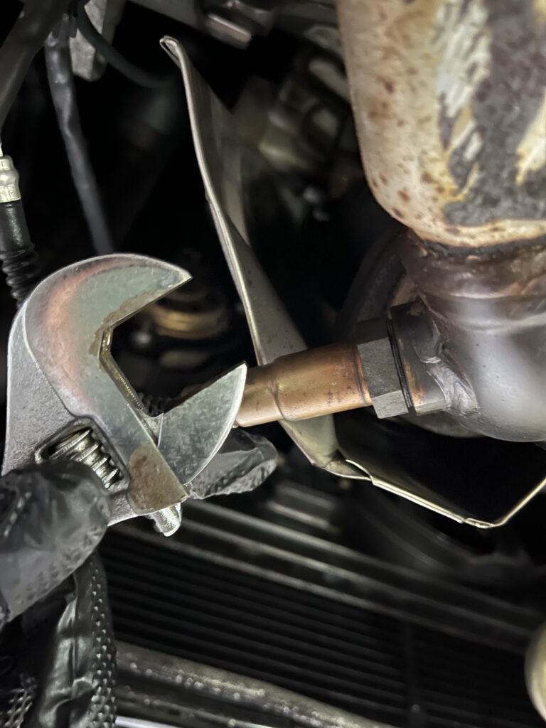 アルファロメオ156 O2センサー取り外し