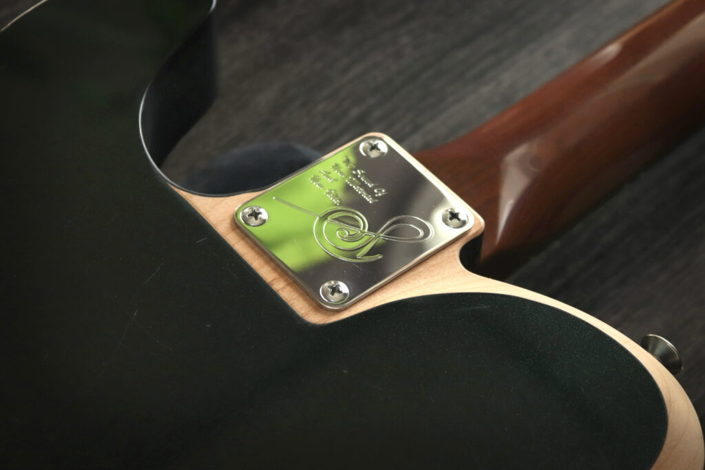 テレキャスター　背面加工　ネックジョイント加工　ヒールレス加工