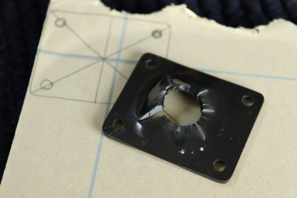 YAMAHA ヤマハ　BB235 YNS 5弦　ジャックプレート型紙