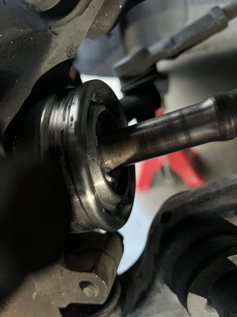 アルトラパンHE21S ドライブシャフト　グリス掃除