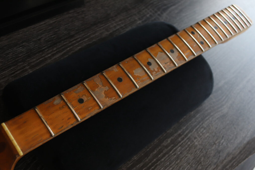 70年代　ヴィンテージギター　リペア　1976年製　フレットすり合わせ完了　フェンダー　Fender　USA　テレキャスター