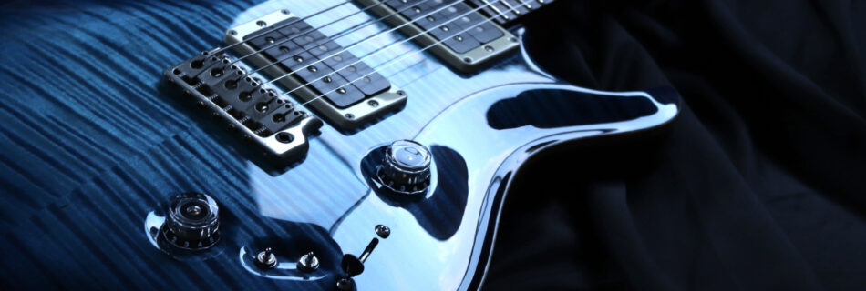 paul reed smith custom 24　PRS　再塗装　リフィニッシュ　フレイムメイプル　カーリーメイプル　ブルー　青色