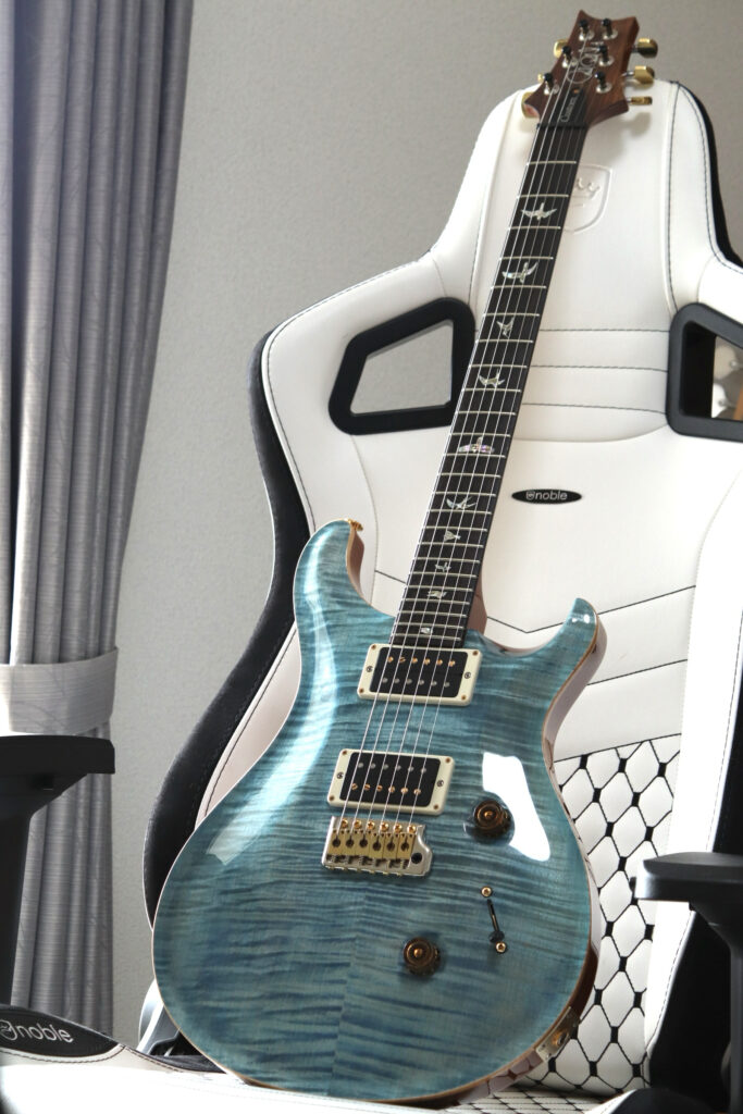 ギター　塗装　組み込み