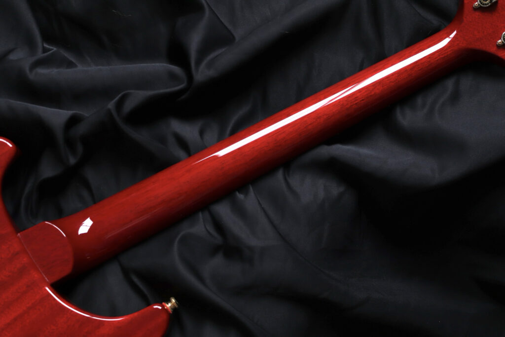 再塗装　ネック裏　リフィニッシュ　PRS Custom24