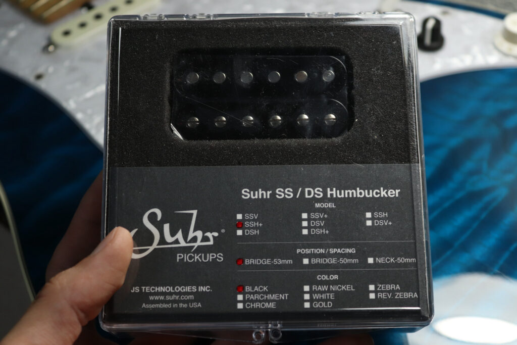 エレキギター　ピックアップ交換　Suhr 費用　工賃