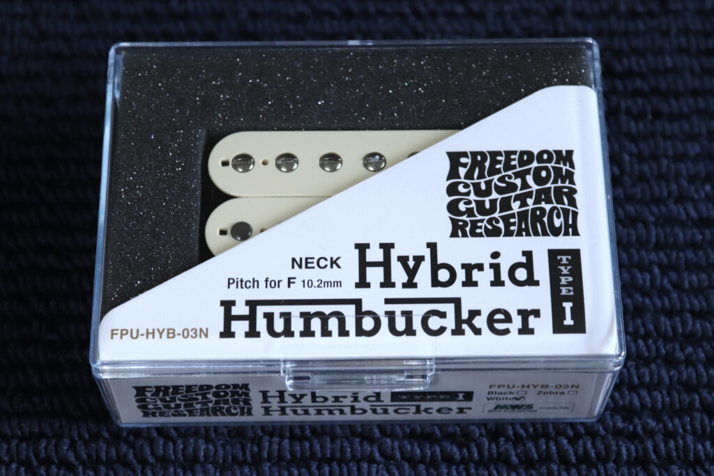 ピックアップの色 ハムバッカー塗装 Freedom Custom Guitar Research hybrid humbacker